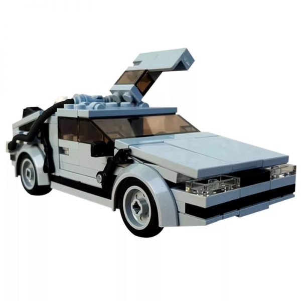 MOC 23436 Delorean from BACK TO THE FUTURE in minifig scale Technic by Florian Wayne MOC FACTORY 5 - MOULD KING