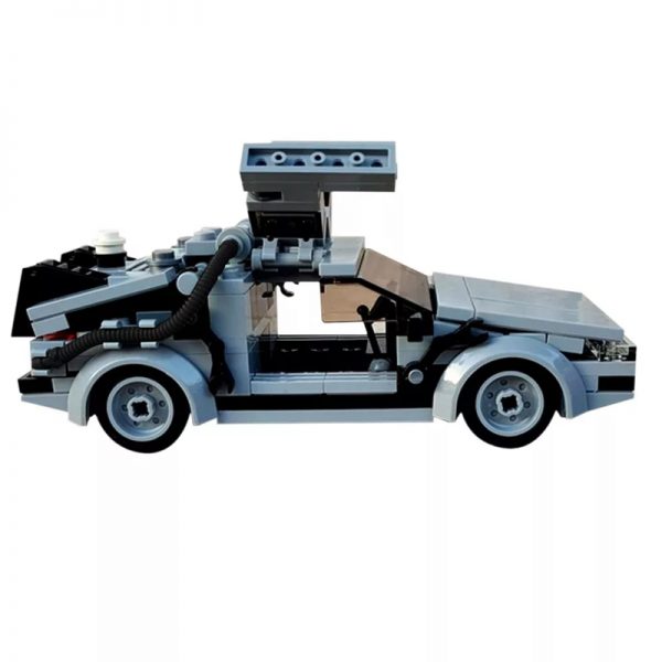 MOC 23436 Delorean from BACK TO THE FUTURE in minifig scale Technic by Florian Wayne MOC FACTORY 7 - MOULD KING