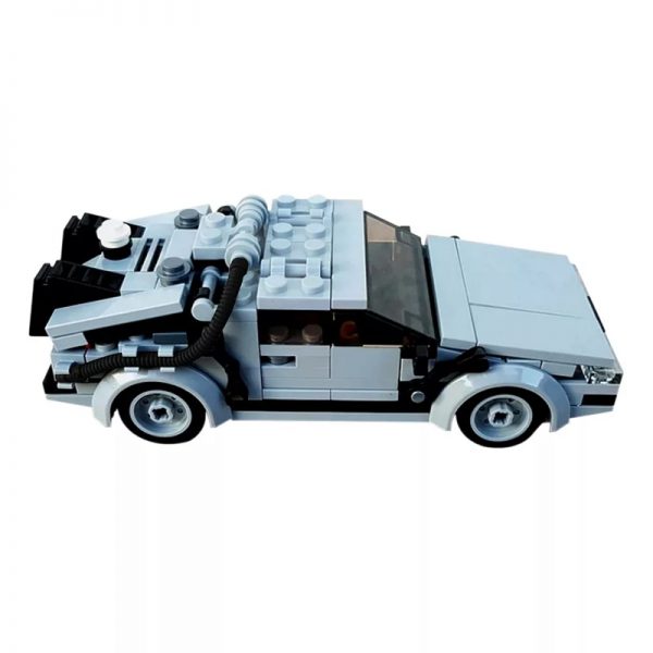 MOC 23436 Delorean from BACK TO THE FUTURE in minifig scale Technic by Florian Wayne MOC FACTORY 8 - MOULD KING