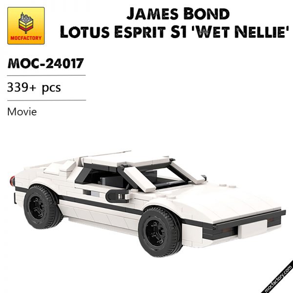 MOC 24017 James Bond Lotus Esprit S1 Wet Nellie Movie by OneBrickPony MOC FACTORY 1 - MOULD KING