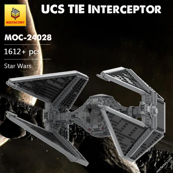 MOC 24028 UCS TIE Interceptor Star Wars by wheelsspinnin MOC FACTORY - MOULD KING