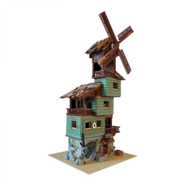 MOC 24737 Old Mill by the Sea Modular Building by nobsta MOC FACTORY 2 - MOULD KING