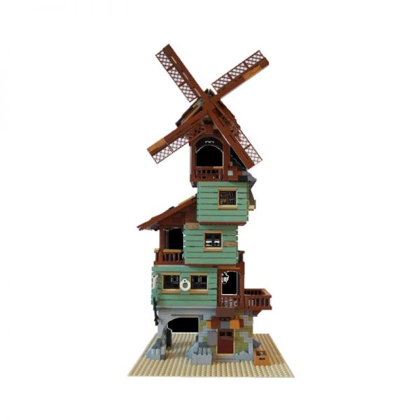 MOC 24737 Old Mill by the Sea Modular Building by nobsta MOC FACTORY 3 - MOULD KING