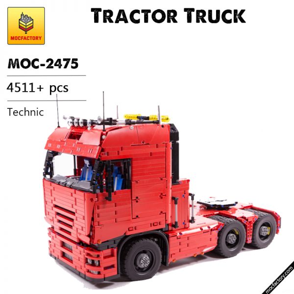 MOC 2475 Tractor Truck Technic by Lucioswitch81 MOC FACTORY - MOULD KING