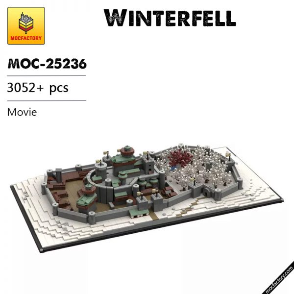 MOC 25236 Winterfell Game of Thrones Movie by EthanBrossard MOC FACTORY - MOULD KING