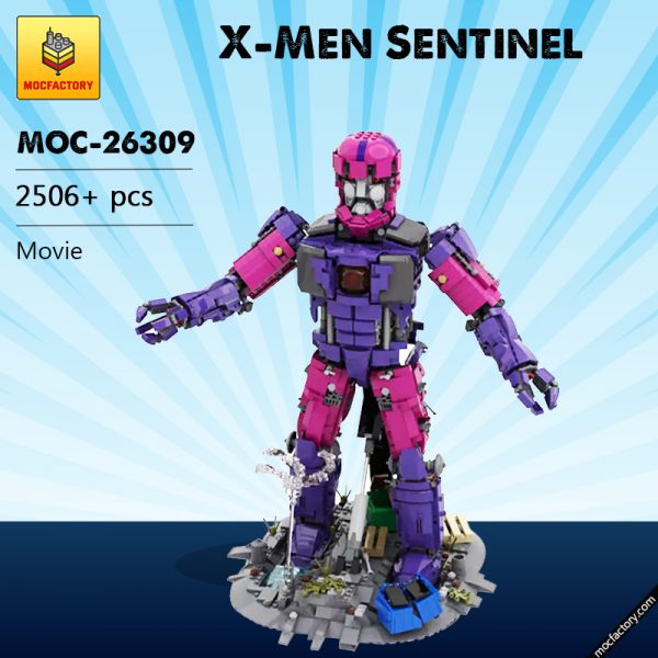 MOC 26309 X Men Sentinel Super Heroes by IScreamClone MOCFACTORY - MOULD KING