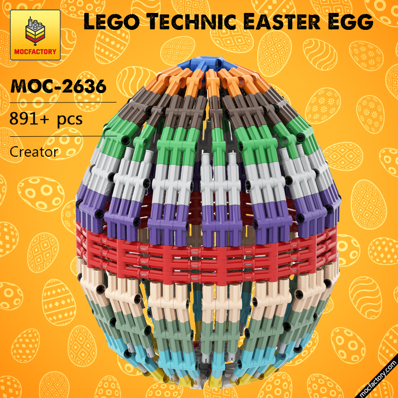 MOC-2636 Lego Technic Easter Egg Creator by DLuders MOC FACTORY