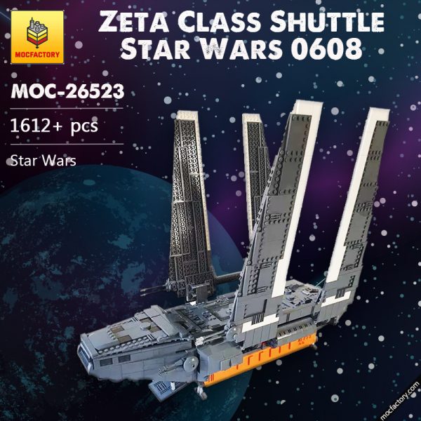 MOC 26523 Zeta Class Shuttle SW 0608 Star Wars by renegade369 MOC FACTORY 2 - MOULD KING