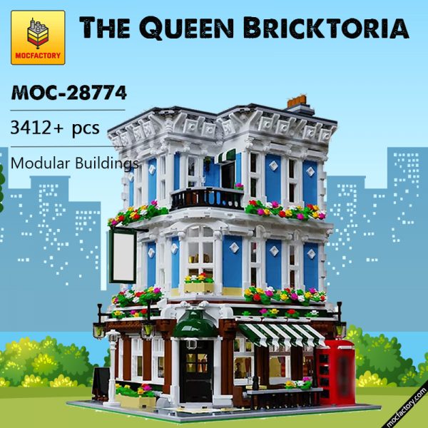 MOC 28774 The Queen Bricktoria Modular Buildings by Bricked1980 MOC FACTORY 2 - MOULD KING