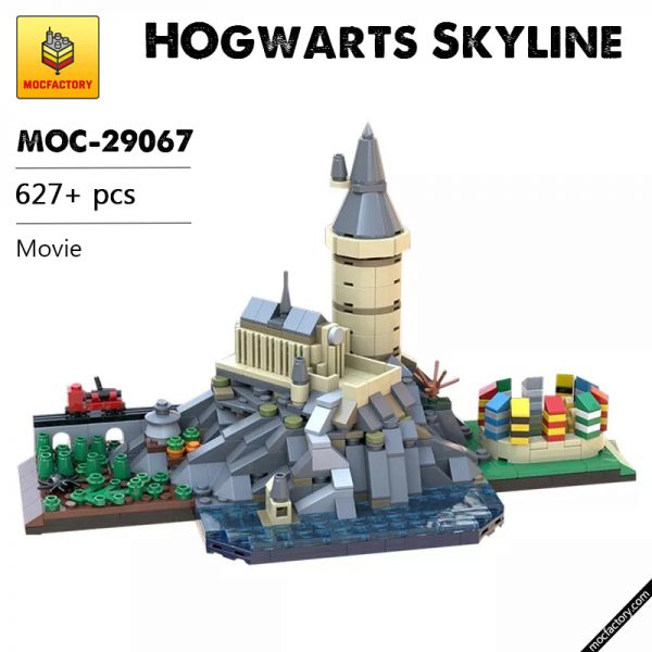 MOC 29067 Hօgwarts Skyline Harry Potter Movie by benbuildslego MOCFACTORY - MOULD KING