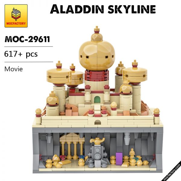 MOC 29611 Aladdin skyline Movie by benbuildslego MOC FACTORY - MOULD KING
