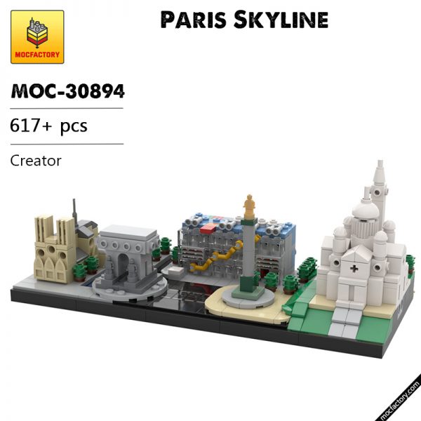MOC 30894 Paris Skyline Creator by JenArtiste MOC FACTORY - MOULD KING