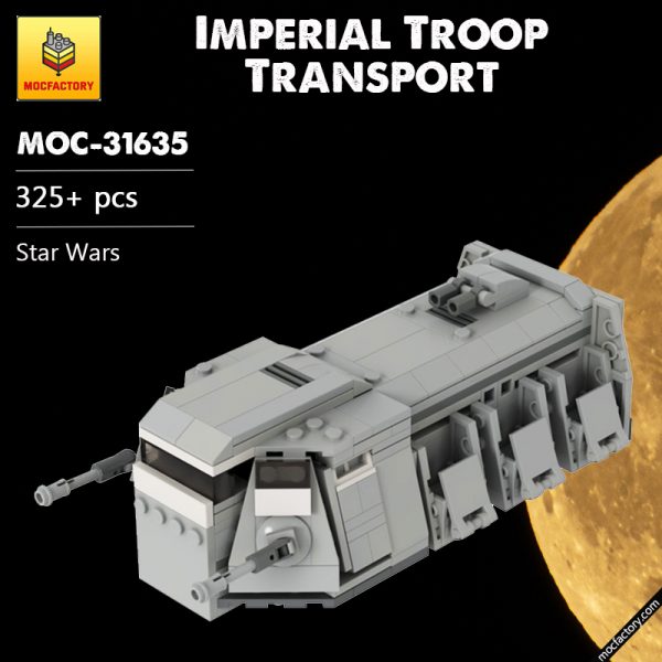 MOC 31635 Imperial Troop Transport Star Wars by GamerBambii MOC FACTORY - MOULD KING