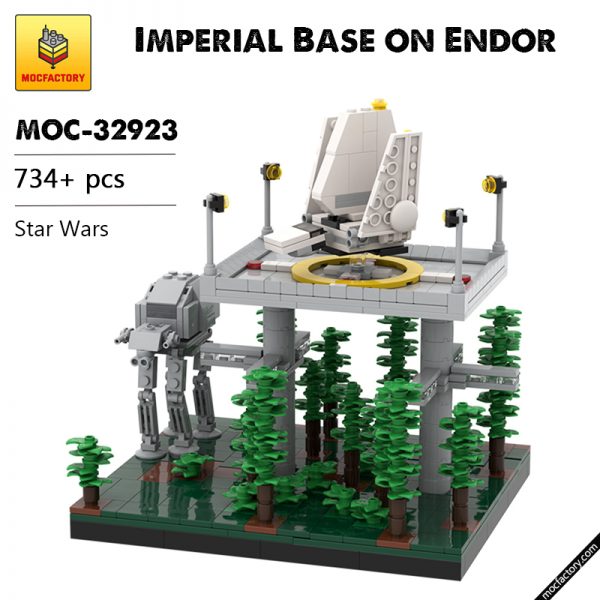MOC 32923 Imperial Base on Endor Star Wars by @Bas Solo Bricks1988 MOC FACTORY - MOULD KING