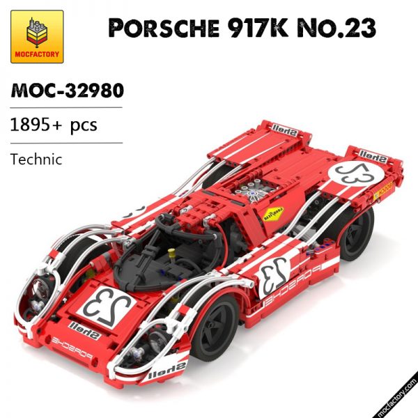MOC 32980 Porsche 917K No.23 Technic by thomasz MOC FACTORY - MOULD KING