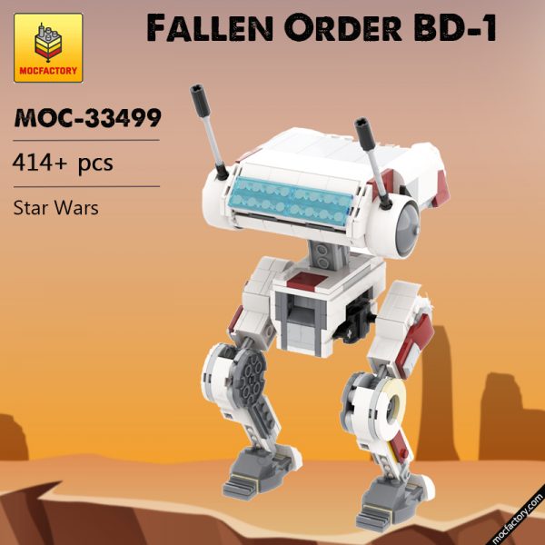 MOC 33499 Fallen Order BD 1 Star Wars by BrickBoyz Custom Designs MOC FACTORY - MOULD KING
