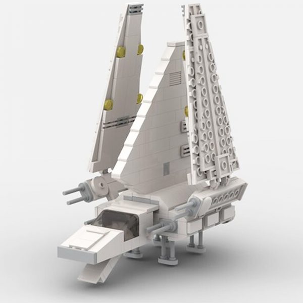 MOC 34496 Imperial Shuttle Mini Star Wars by @Bas Solo Bricks1988 MOC FACTORY 2 - MOULD KING