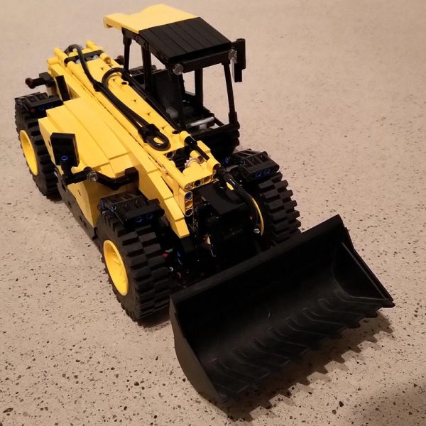 MOC 34753 Telehandler Technic by FT creations MOC FACTORY 4 - MOULD KING