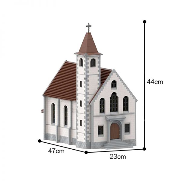 MOC 34956 Church Modular Building by jepaz MOC FACTORY 3 - MOULD KING