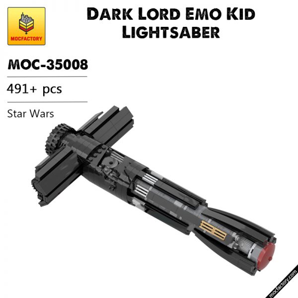 MOC 35008 Dark Lord Emo Kid Lightsaber Star Wars by dmarkng MOC FACTORY - MOULD KING