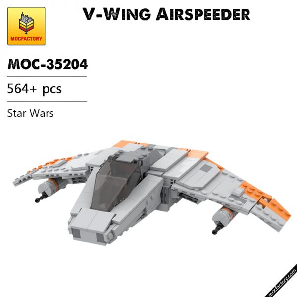 MOC 35204 V Wing Airspeeder Star Wars by LegoJLenny MOC FACTORY - MOULD KING