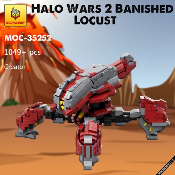 MOC 35252 Halo Wars 2 Banished Locust Creator by WookieeCookies MOC FACTORY - MOULD KING