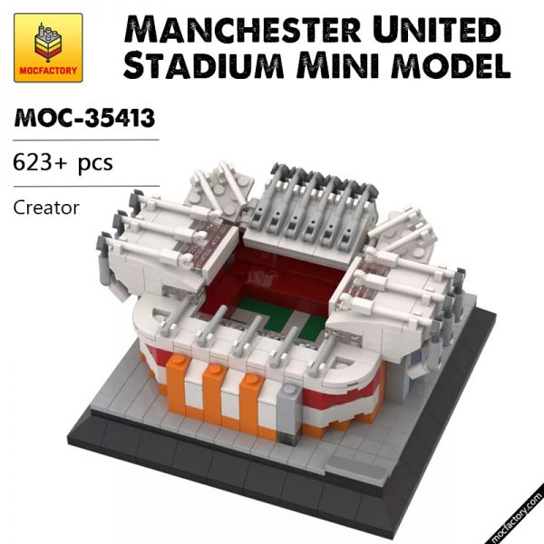 MOC 35413 Manchester United Stadium Mini model Creator by gabizon MOCFACTORY - MOULD KING
