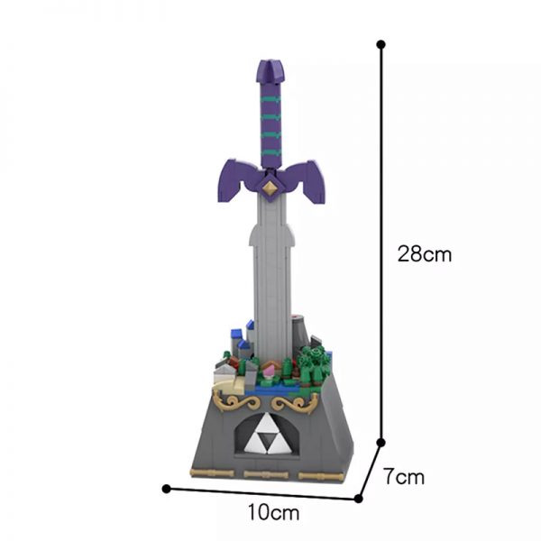 MOC 36344 Zelda MOC The Master Sword Dark Link Sword Creator by SkywardBrick MOC FACTORY 4 - MOULD KING