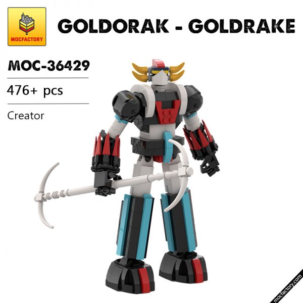 MOC 36429 GOLDORAK GOLDRAKE Creator by FredL45 MOC FACTORY - MOULD KING