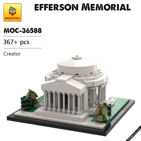 MOC 36588 Jefferson Memorial Creator by klosspalatset MOC FACTORY - MOULD KING