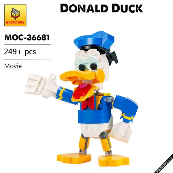MOC 36681 Donald Duck Movie by buildbetterbricks MOC FACTORY - MOULD KING