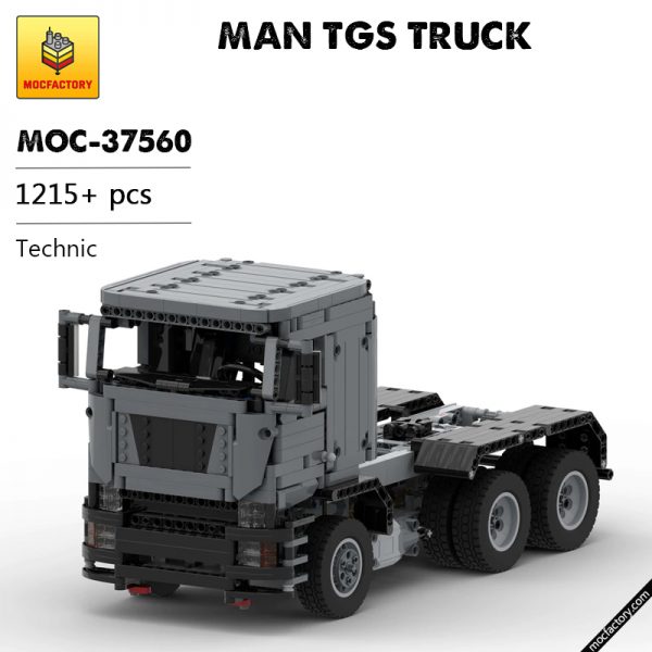 MOC 37560 MAN TGS TRUCK Technic by Technic Fox.it MOC FACTORY - MOULD KING