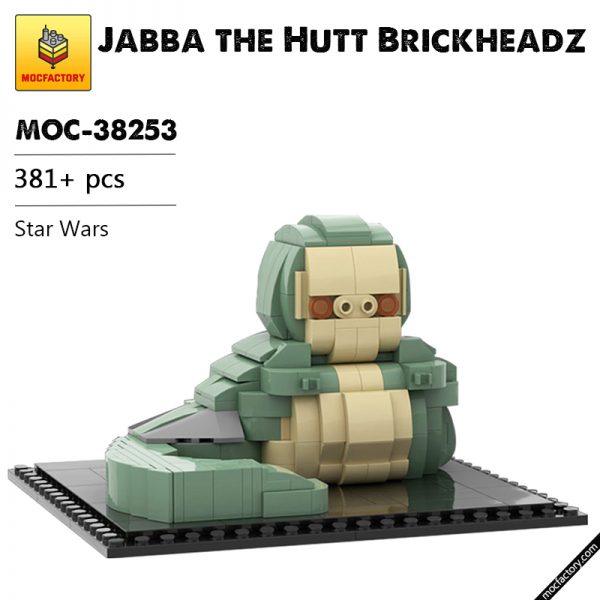 MOC 38253 Jabba the Hutt Brickheadz Star Wars by custominstructions MOC FACTORY - MOULD KING