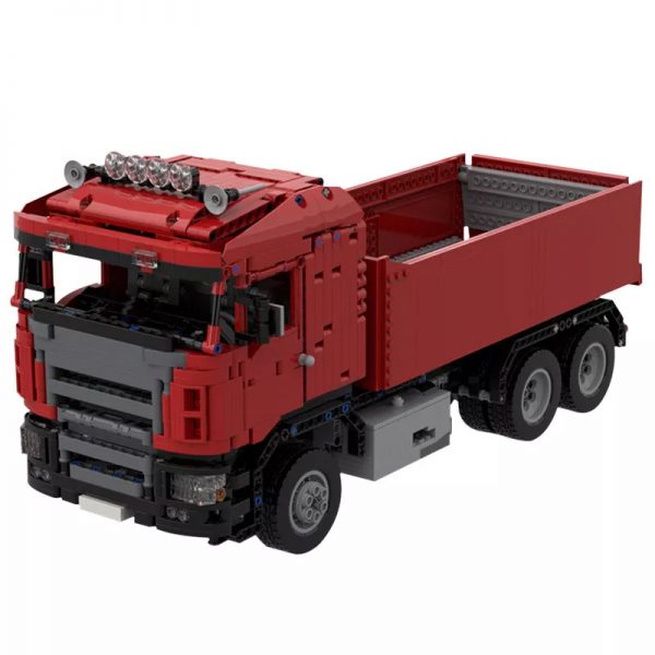 MOC 38781 Red Scania Dump Truck by Springer83 MOCFACTORY 2 - MOULD KING