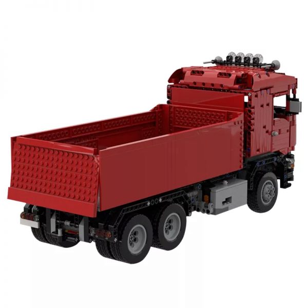 MOC 38781 Red Scania Dump Truck by Springer83 MOCFACTORY 3 - MOULD KING