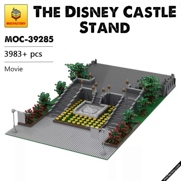 MOC 39285 The Disney Castle Stand by terryoleary MOC FACTORY - MOULD KING