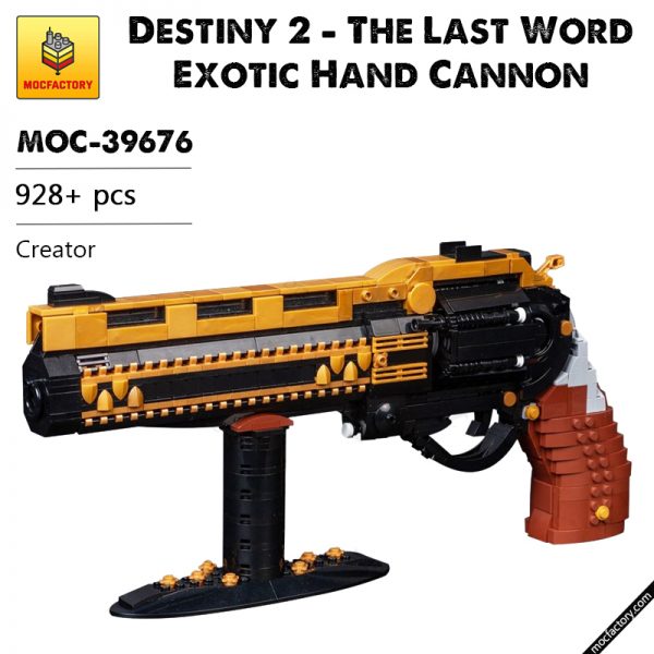 MOC 39676 Destiny 2 The Last Word Exotic Hand Cannon Creator by NickBrick MOC FACTORY - MOULD KING