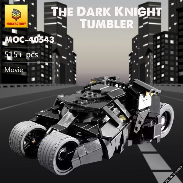 MOC 40543 The Dark Knight Tumbler Batman Movie by riskjockey MOC FACTORY - MOULD KING