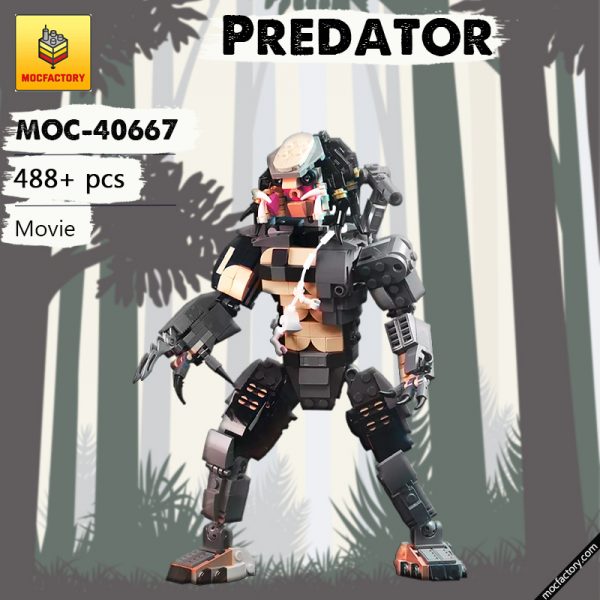 MOC 40667 Predator Movie by buildbetterbricks MOC FACTORY - MOULD KING