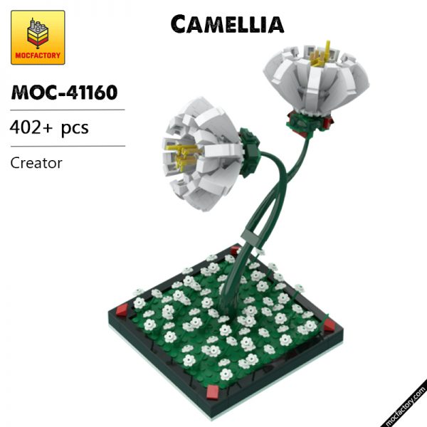 MOC 41160 Camellia Creator by Neon5 MOC FACTORY - MOULD KING