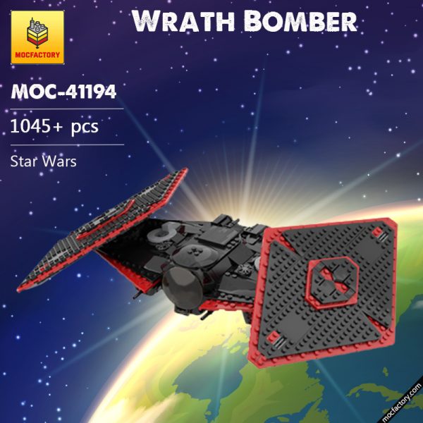 MOC 41194 Wrath Bomber Star Wars by Tjs Lego Room MOC FACTORY - MOULD KING