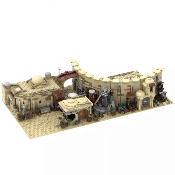 MOC 41406 Mos Eisley Spaceport from A New Hope 1977 Star Wars by ZeRadman MOC FACTORY 2 - MOULD KING