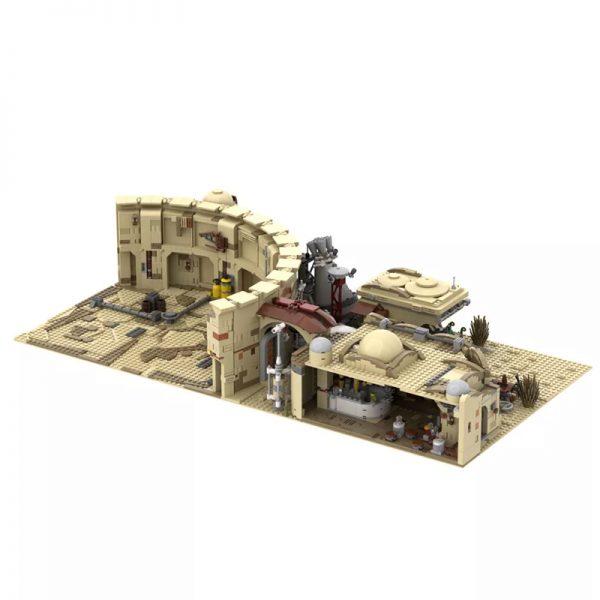MOC 41406 Mos Eisley Spaceport from A New Hope 1977 Star Wars by ZeRadman MOC FACTORY 3 - MOULD KING