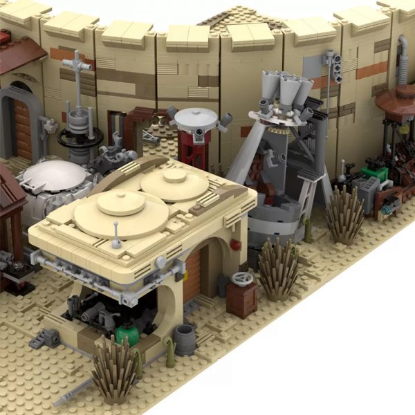MOC 41406 Mos Eisley Spaceport from A New Hope 1977 Star Wars by ZeRadman MOC FACTORY 6 - MOULD KING