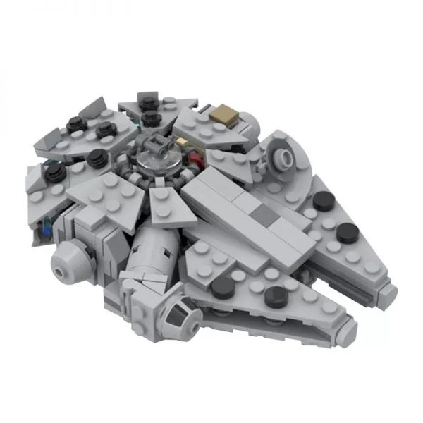 MOC 41461 Millenn ium Falcon Micro With cradle stand Star Wars by 6211 MOCFACTORY 2 - MOULD KING