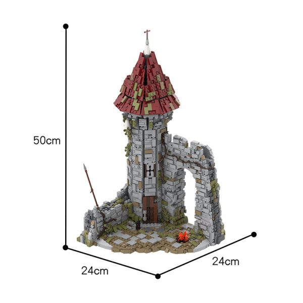 MOC 42261 Castle for the game Dark Souls Modular Building by povladimir MOC FACTORY 7 - MOULD KING