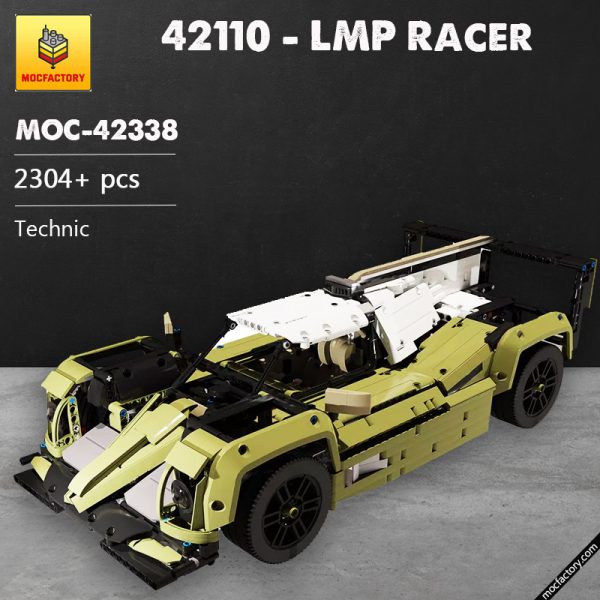 MOC 42338 42110 LMP Racer Super Racing Car by Dyens Creations MOC FACTORY - MOULD KING