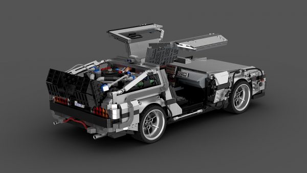 MOC 42632 Back to the Future 1985 DeLorean Time Machine byluissaladrigas MOC FACTORY 1 - MOULD KING