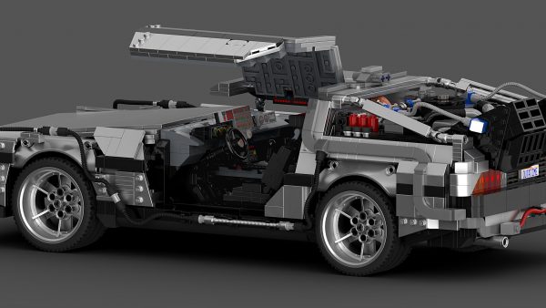 MOC 42632 Back to the Future 1985 DeLorean Time Machine byluissaladrigas MOC FACTORY 10 - MOULD KING