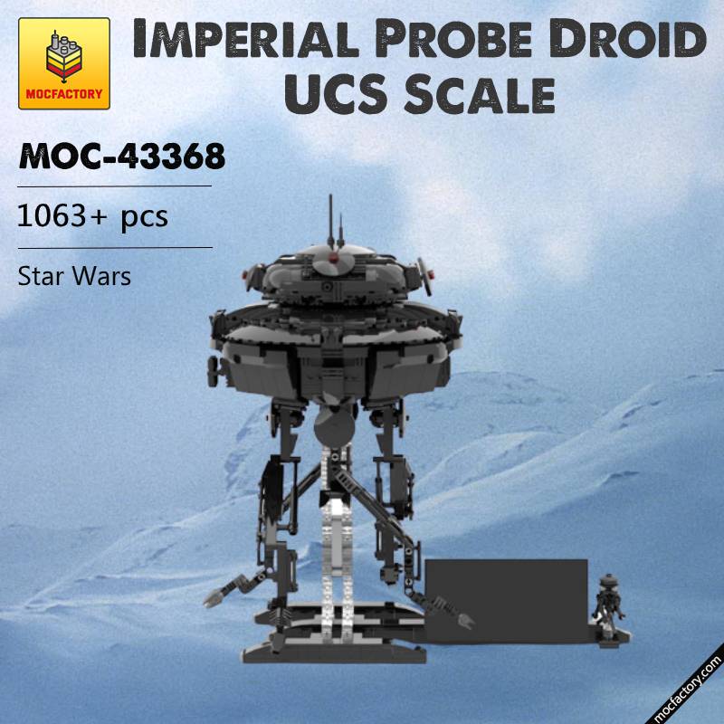 MOC-43368 Imperial Probe Droid - UCS Scale Star Wars by Jeffy-O MOC FACTORY
